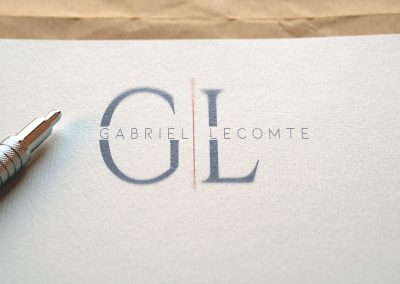 Création logo Gabriel Lecomte