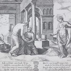VENERE ORDINA A PSICHE DI SCEGLIERE IL GRANO, dalla serie Storie di Amore e Psiche tavola 22