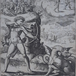 APOLLO UCCIDE IL SERPENTE PITONE, dalla serie Le storie di Apollo e Dafne
