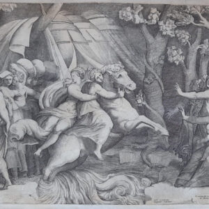 CLELIA FUGGE CON LE SUE COMPAGNE DAL CAMPO DI PORSENNA