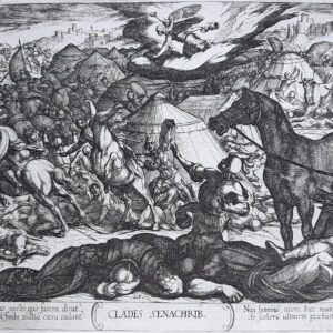 L’ANGELO STERMINATORE DISTRUGGE L’ESERCITO DI SENNACHERIB, dalla serie Battaglie dell’Antico Testamento