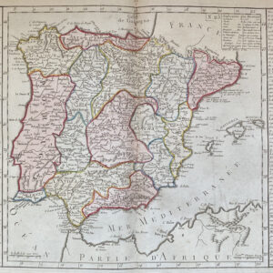 DE L’ESPAGNE DIVISEE PAR PROVINCES