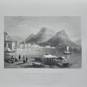 LUGANO, WITH THE LAKE AND MOUNTAINS