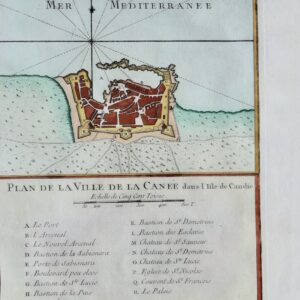PLAN DE LA VILLE DE LA CANEE
