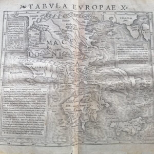 TABULA EUROPAE X IL PELOPONNESO