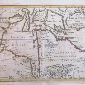 CARTE DE LA BAIE DE HUDSON